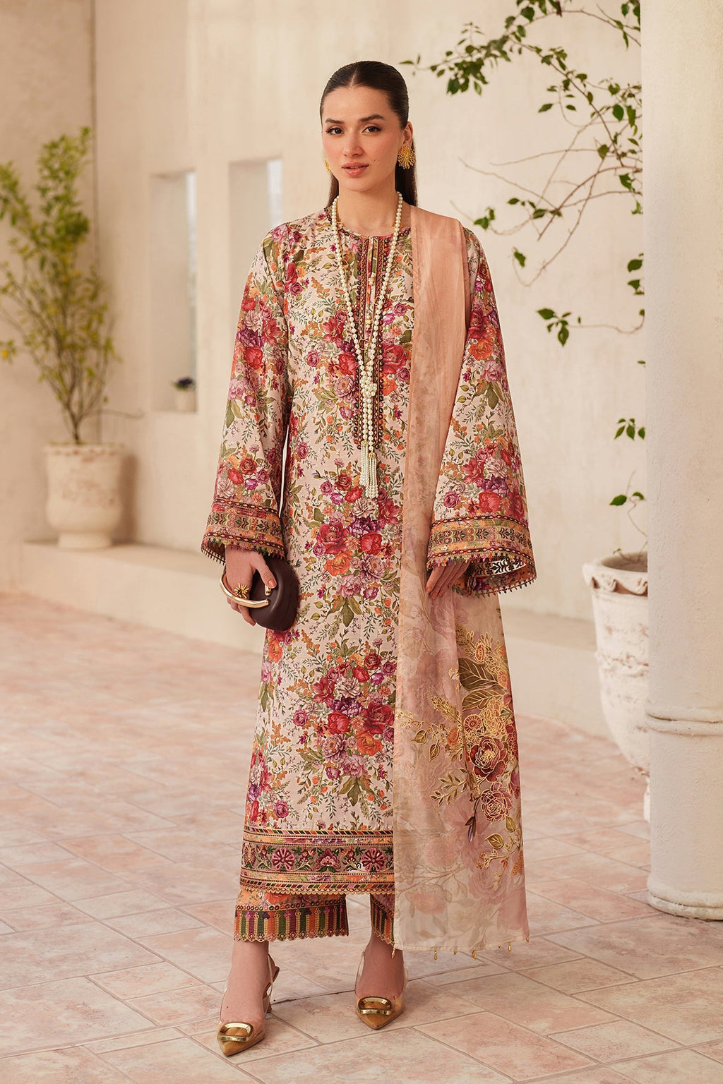 Baroque | Embroidered Lawn | SF-4407