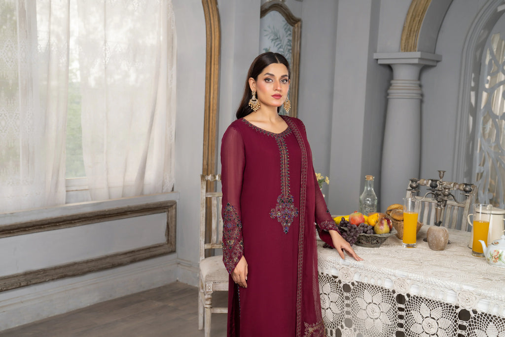 Sifa | Semi Formals | SF-25 - Red