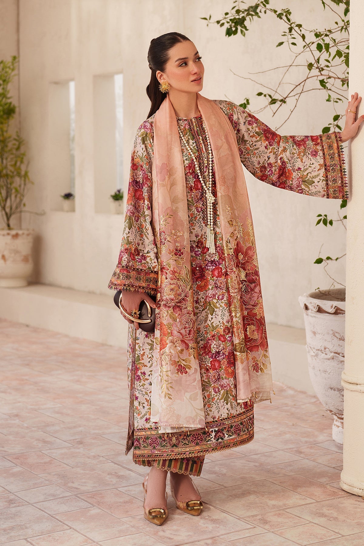 Baroque | Embroidered Lawn | SF-4407