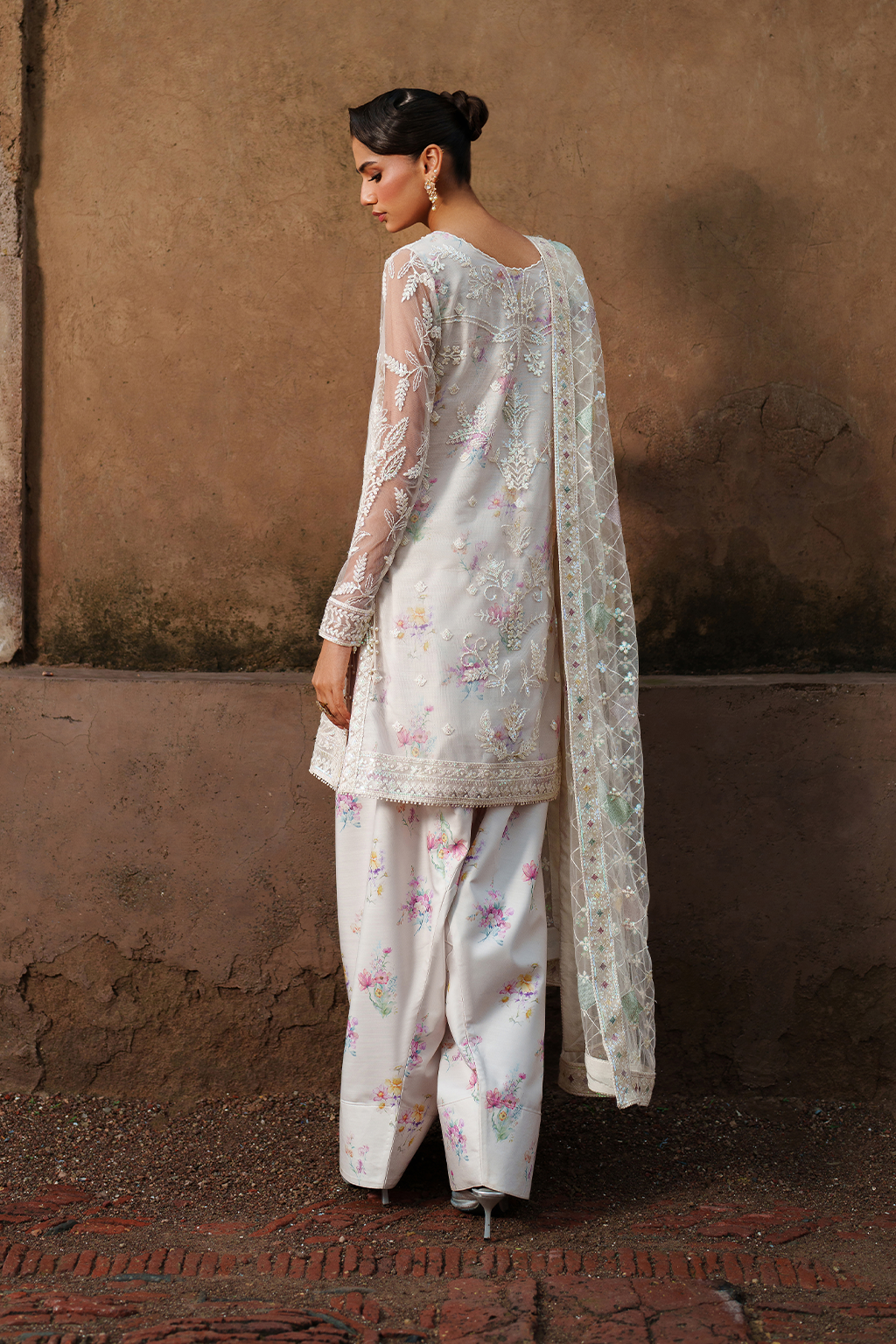 Iznik | Exclusive Formals | UE-534 Embroidered Net