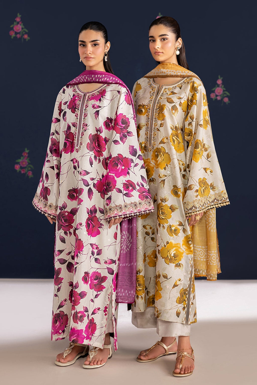 Baroque | Embroidered Lawn | SF-4463