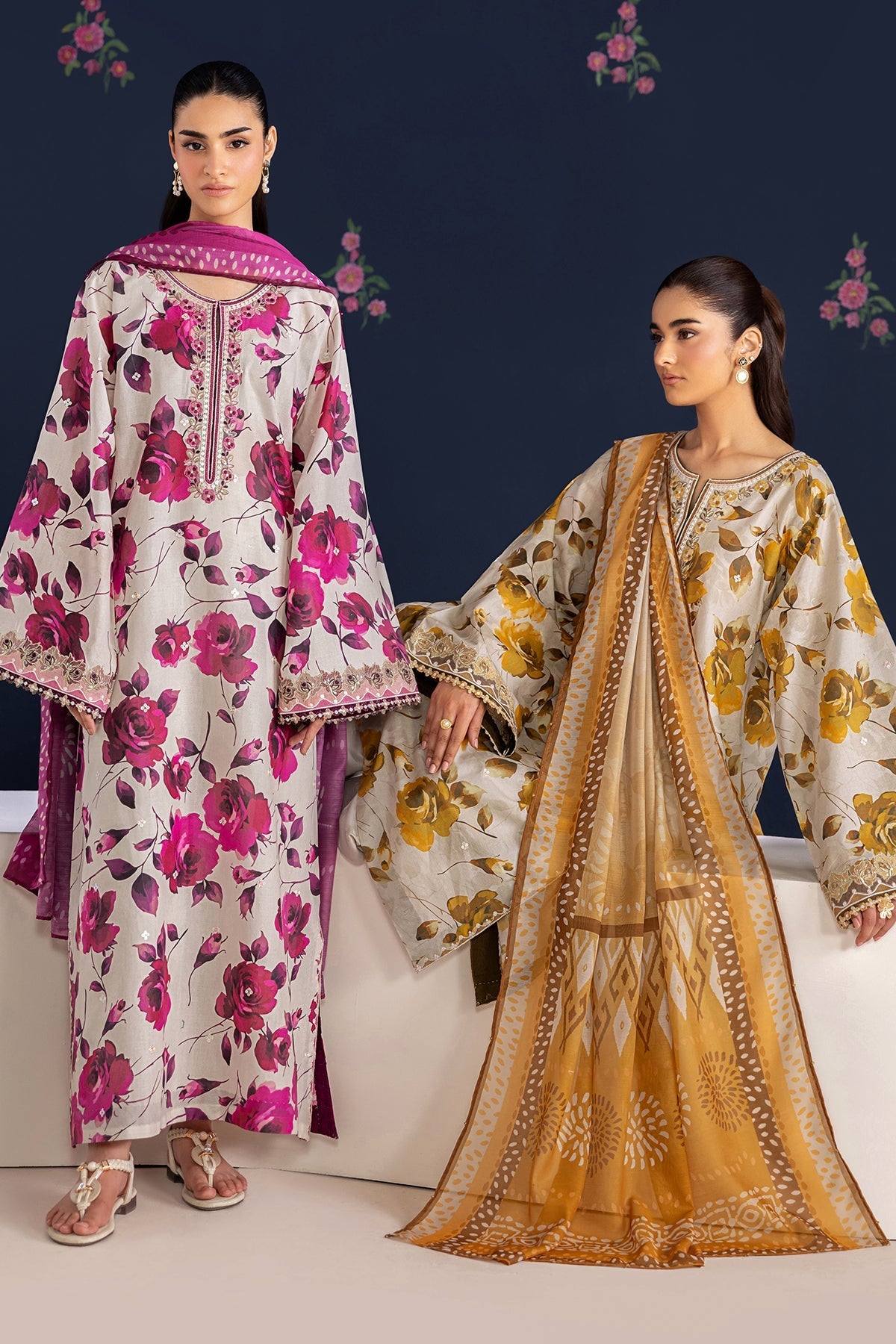Baroque | Embroidered Lawn | SF-4463