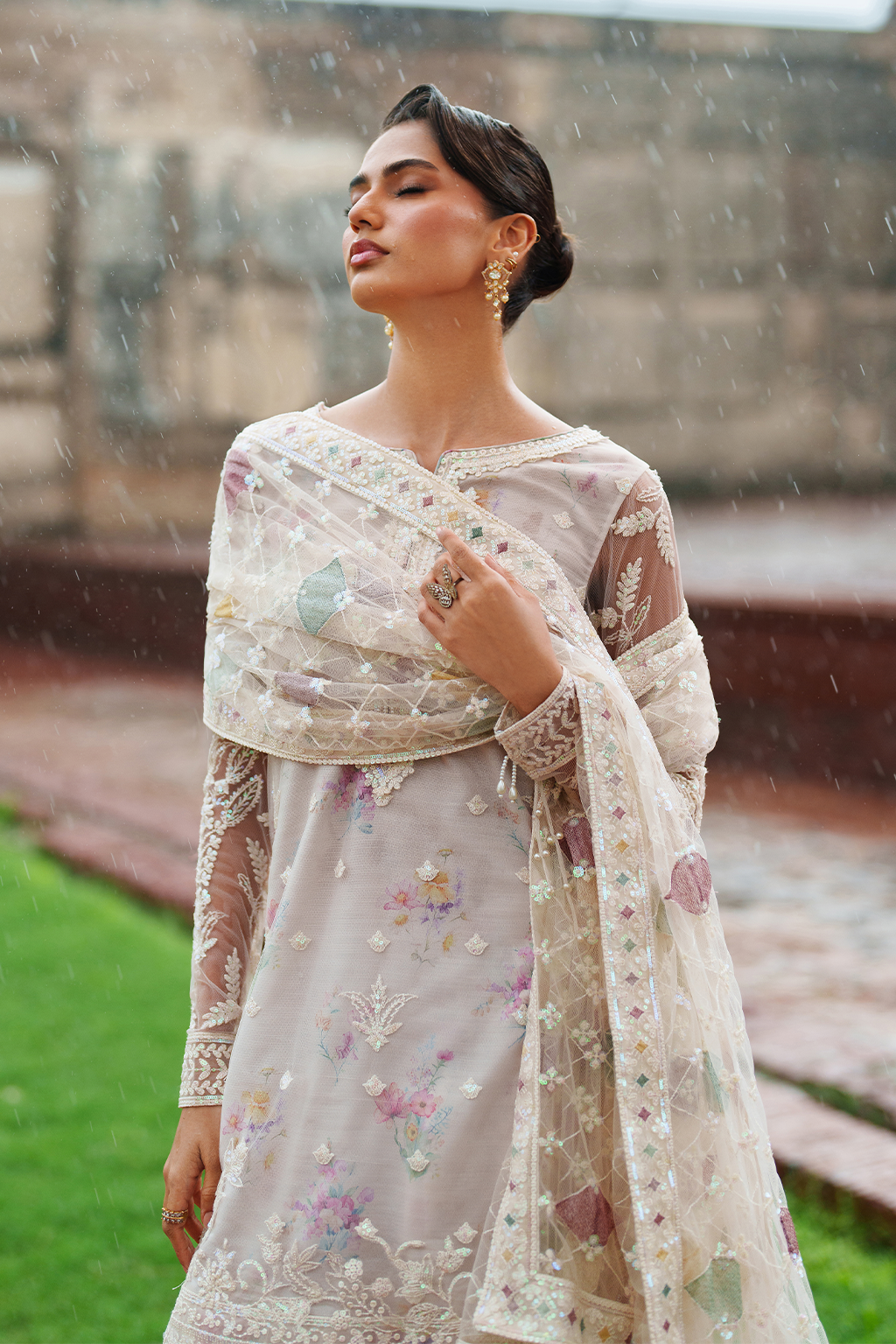 Iznik | Exclusive Formals | UE-534 Embroidered Net