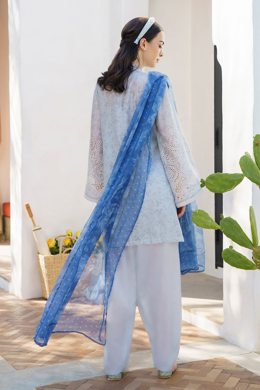 Baroque | Luxury Pret 24 | LAWN UF-582 - House Of Anaya