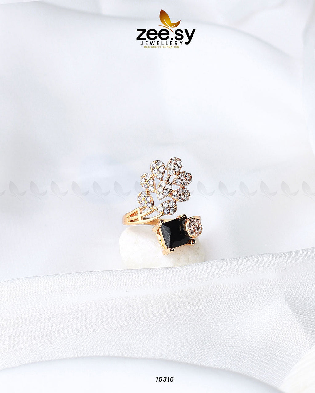 Delicate Leaf Ring - Libasekhas