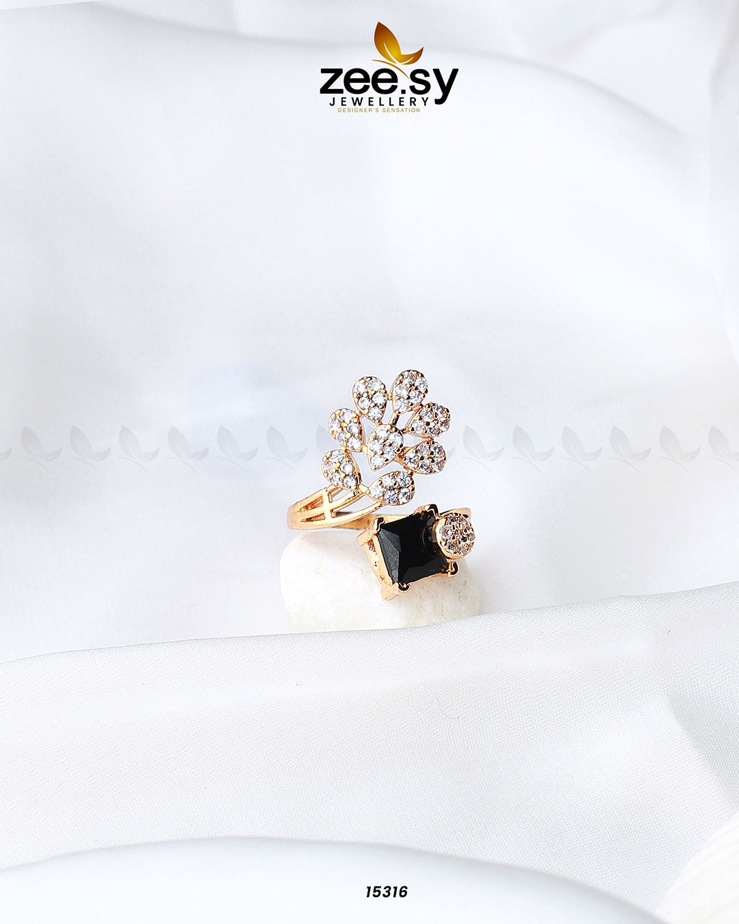 Delicate Leaf Ring - Libasekhas
