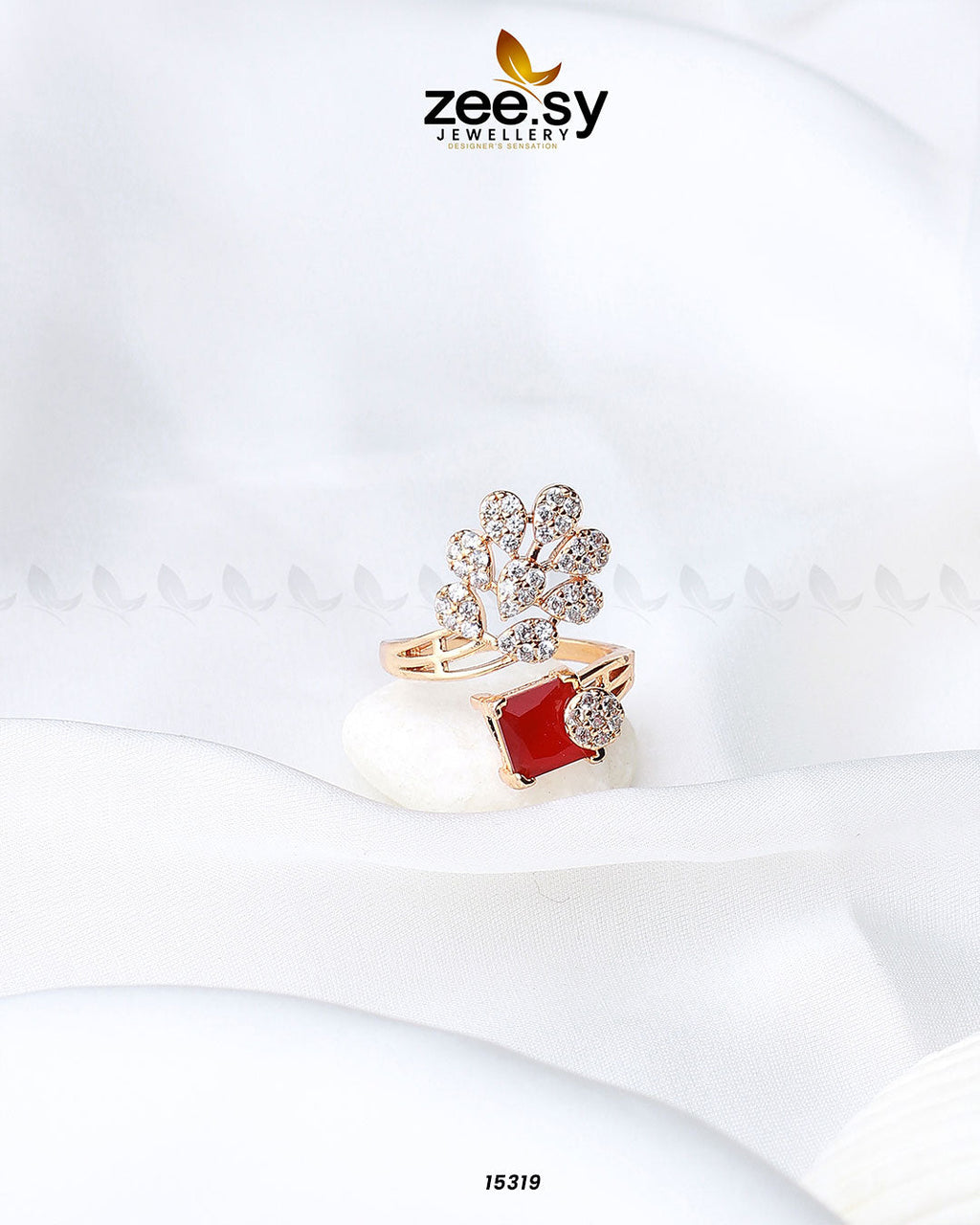 Delicate Leaf Ring - Libasekhas