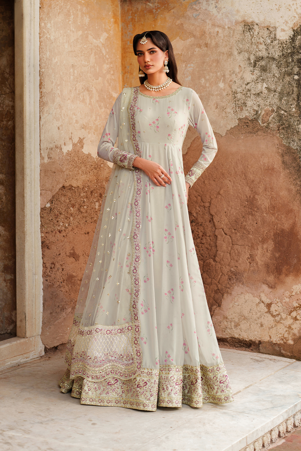 Iznik | Exclusive Formals | UE-551  Printed Chiffon