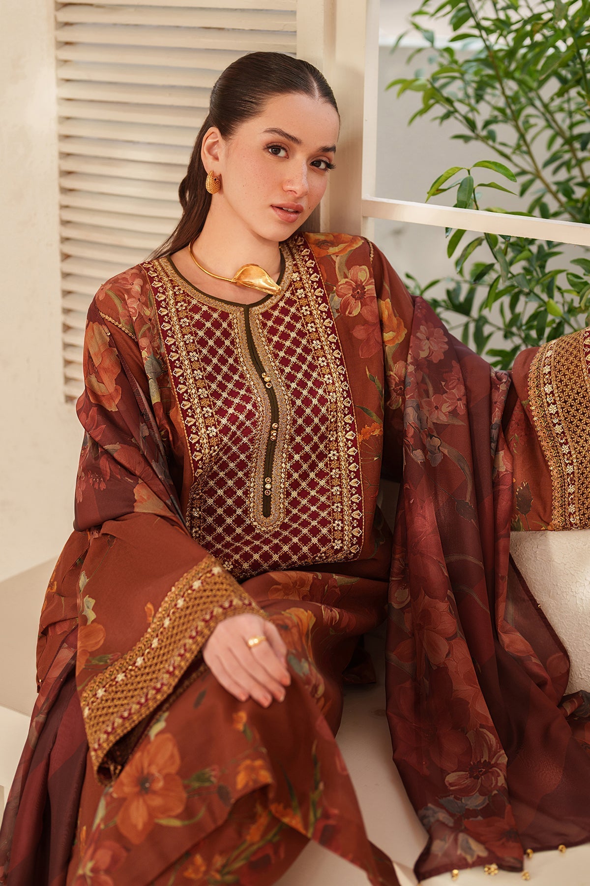 Baroque | Embroidered Lawn | SF-4409