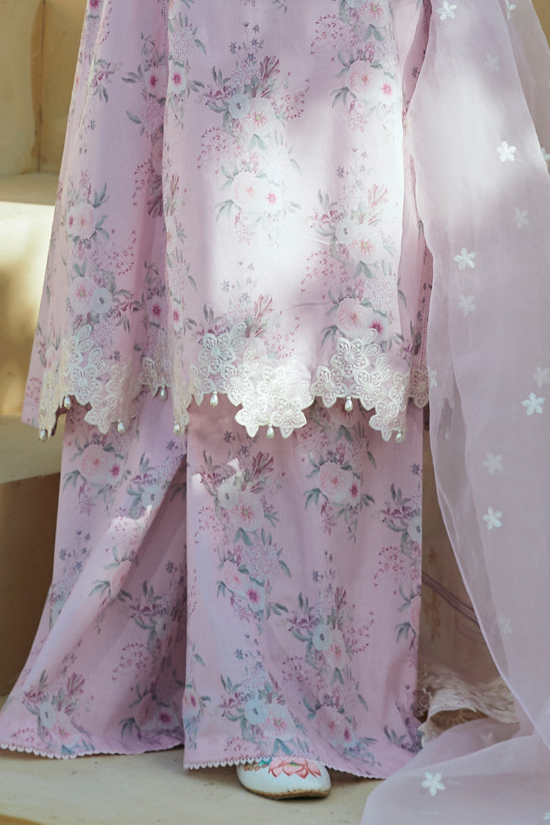 Cross Stitch | Premium Lawn 24 | SHADOW BERRY - House Of Anaya