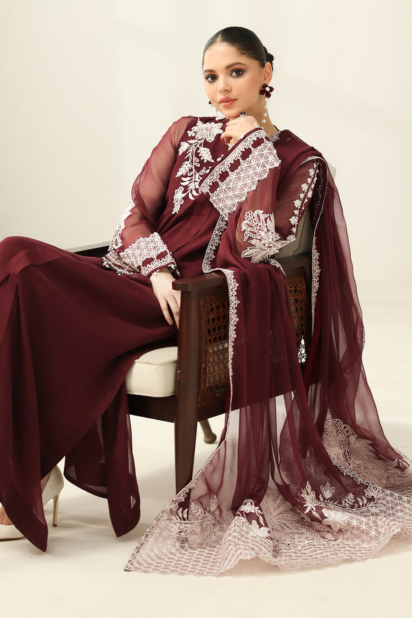 Baroque | Luxury Pret 25 | EMBROIDERED CHIFFON PR-1160