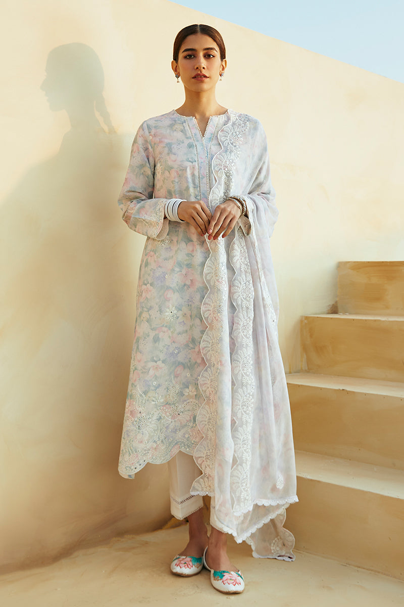 Cross Stitch | Premium Lawn 24 | VIOLA PEARL - House Of Anaya