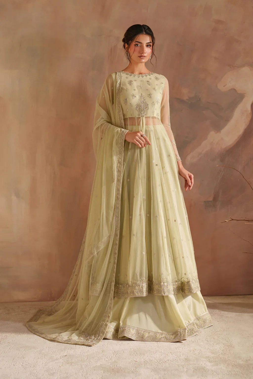 Iznik | Chinon Chiffon | CC-73 Embroidered Net