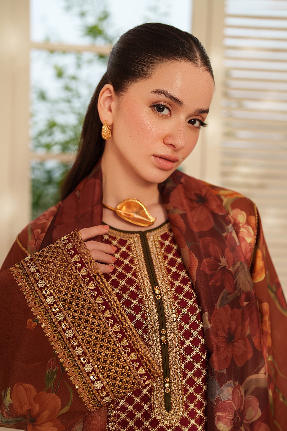 Baroque | Embroidered Lawn | SF-4409