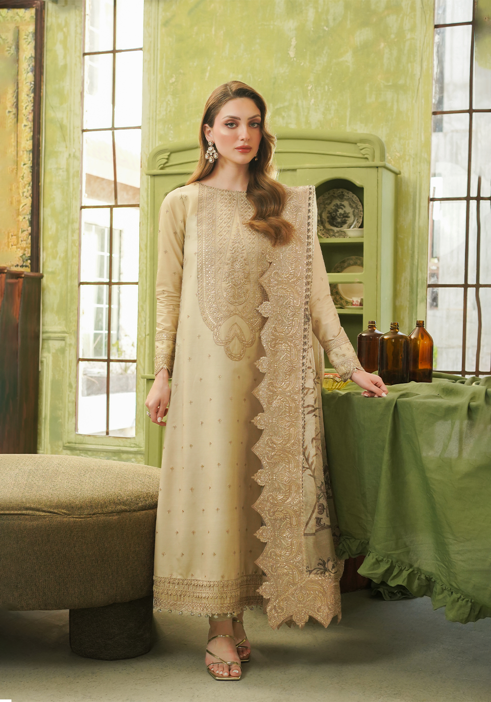 Zarqash | Tresor Luxury Lawn 24 | ZQT 0010 ALISA - Riwayat-e-khas