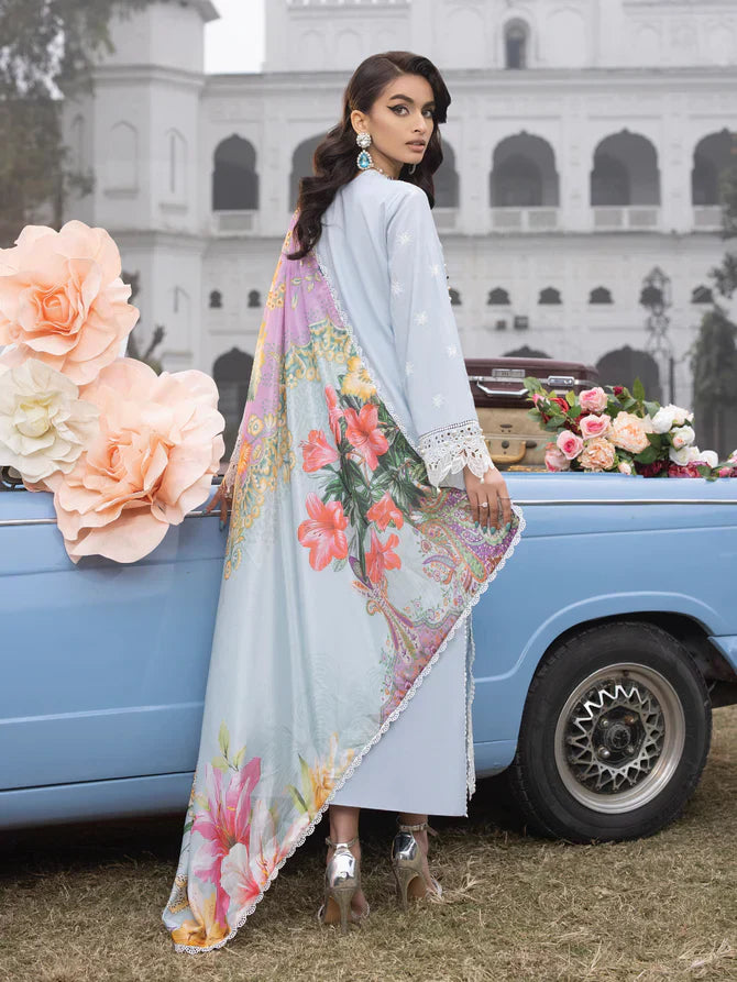Faiza Faisal | Maya Luxury Lawn | Anja - House Of Anaya