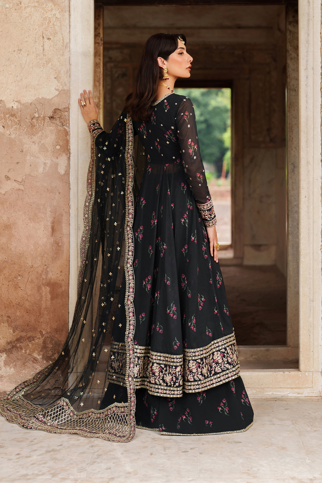 Iznik | Exclusive Formals | UE-550  Printed Chiffon