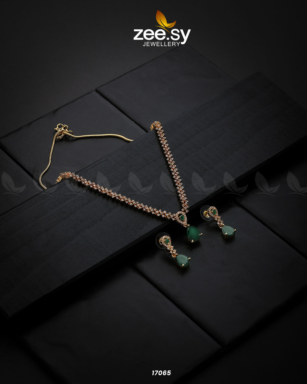 Nargis Zircon Necklace - Libasekhas