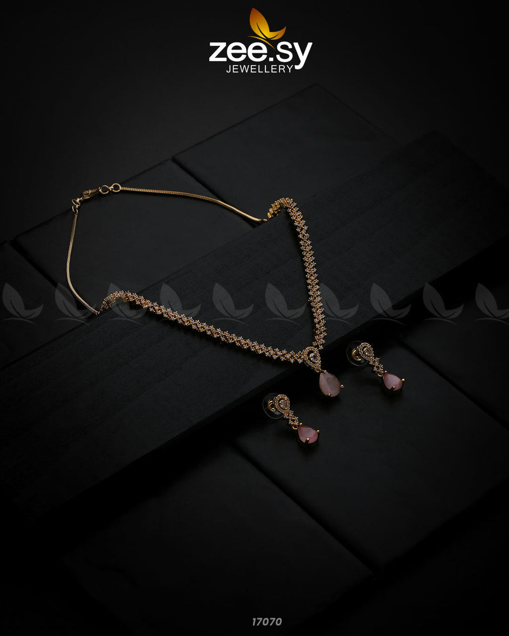 Nargis Zircon Necklace - Libasekhas