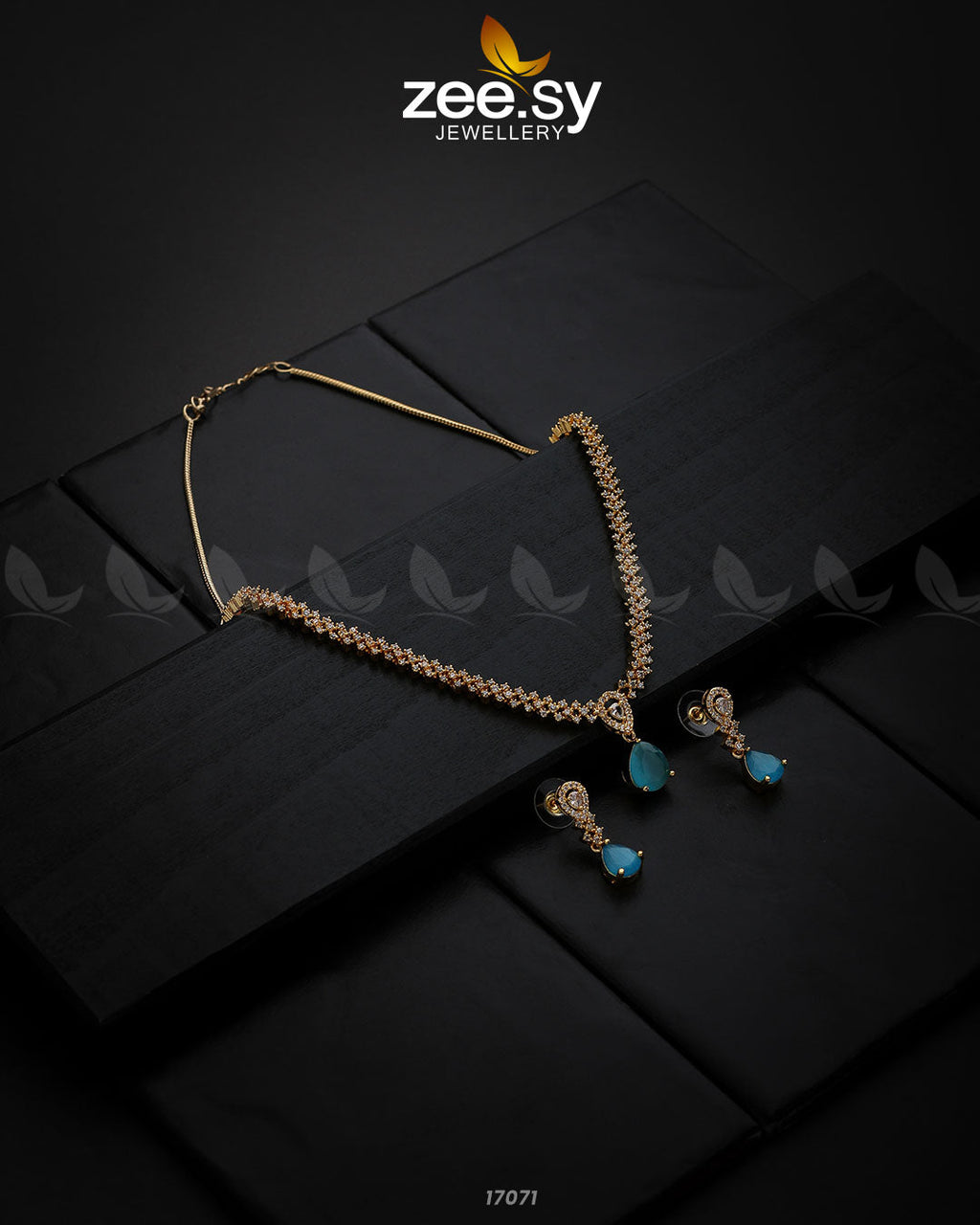 Nargis Zircon Necklace - Libasekhas