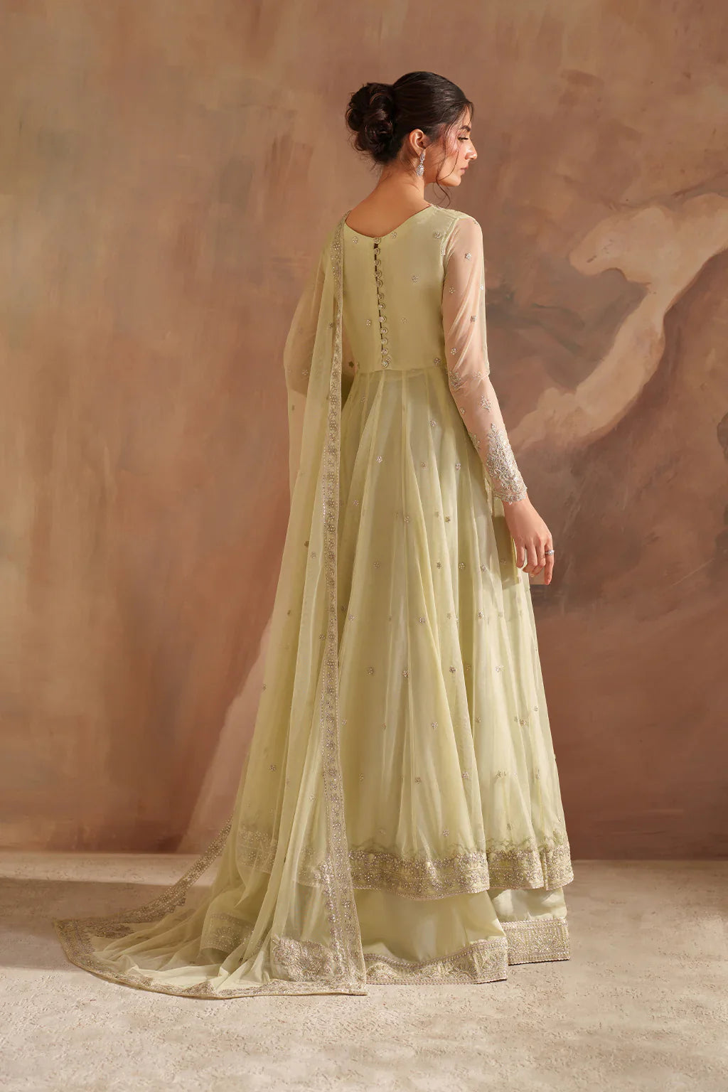 Iznik | Chinon Chiffon | CC-73 Embroidered Net