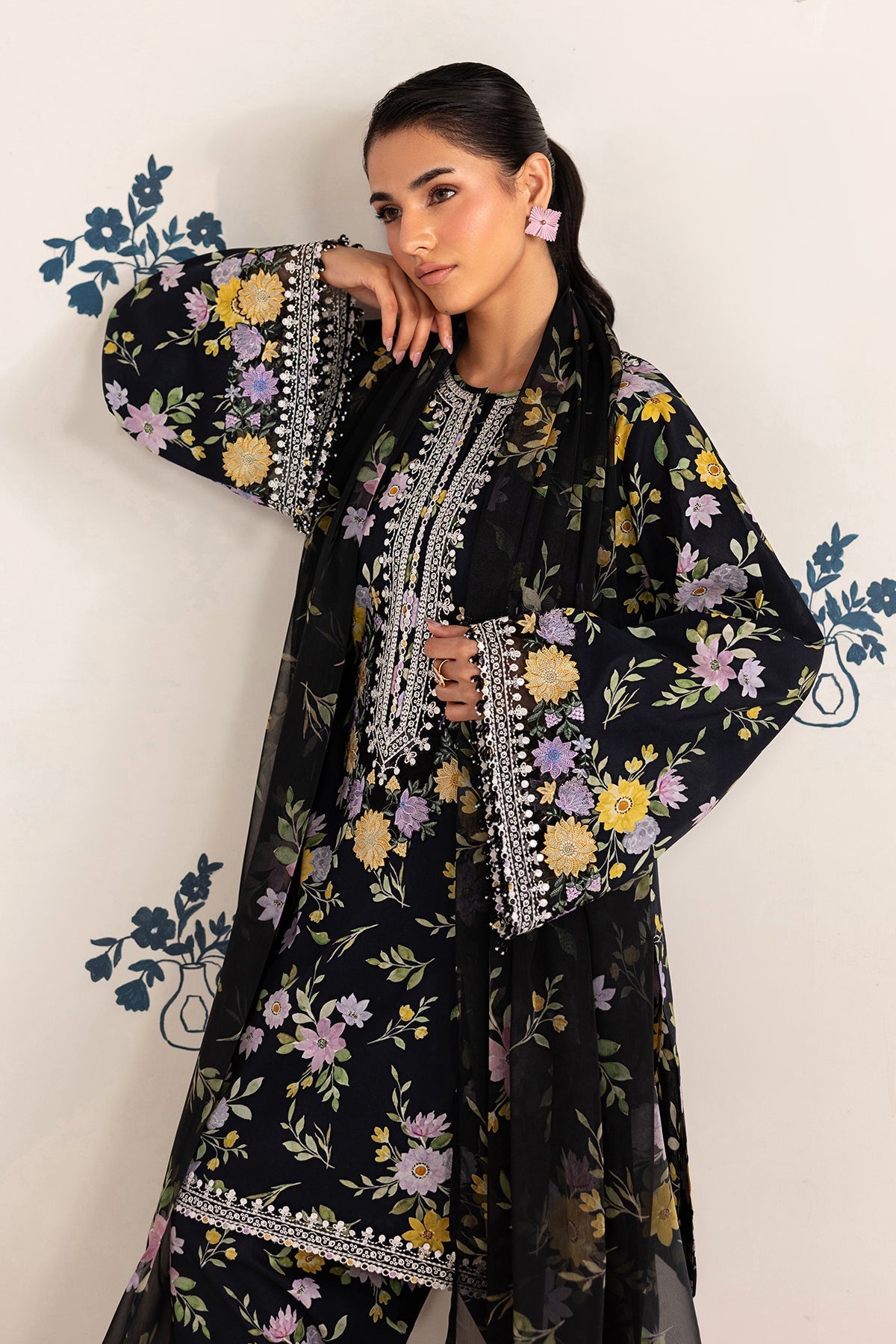 Baroque | Embroidered Lawn | SF-4465