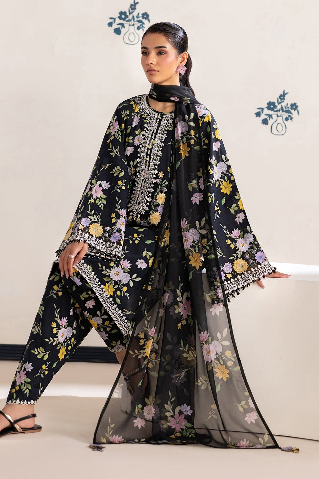 Baroque | Embroidered Lawn | SF-4465