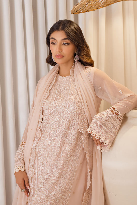Azure | Ensembles Embroidered Formals | Rosy Glow - Riwayat-e-Khas