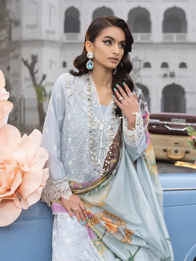 Faiza Faisal | Maya Luxury Lawn | Anja - House Of Anaya