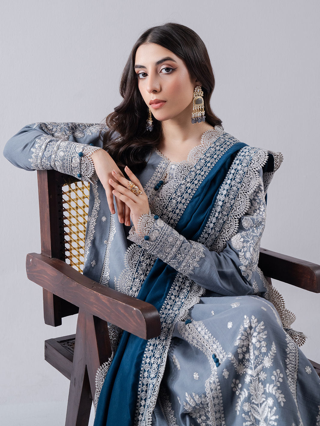 Faiza Faisal | Winter Edit 2024 | ELAAF - House Of Anaya
