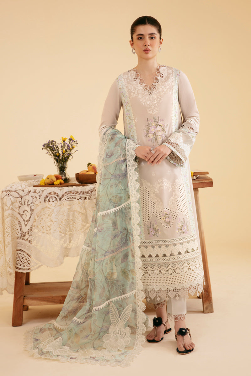 Qalamkar | Qlinekari Luxury Lawn | SQ-13 AYSEL - House Of Anaya