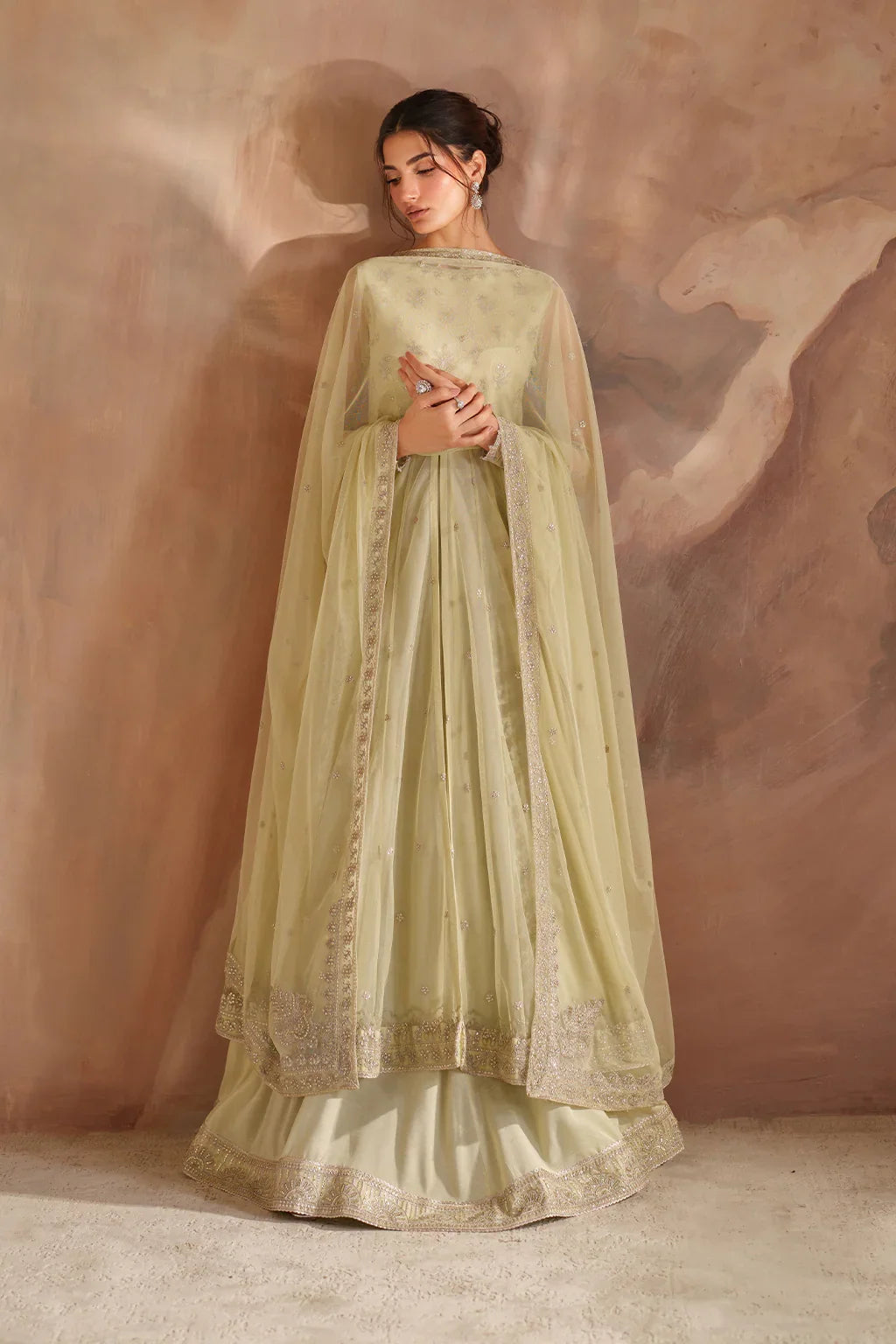 Iznik | Chinon Chiffon | CC-73 Embroidered Net