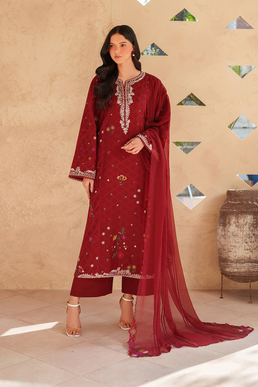 Iznik | Eid Lawn | EL-02 Embroidered Lawn
