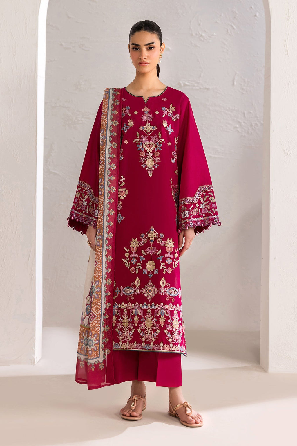 Baroque | Embroidered Lawn | SF-4449