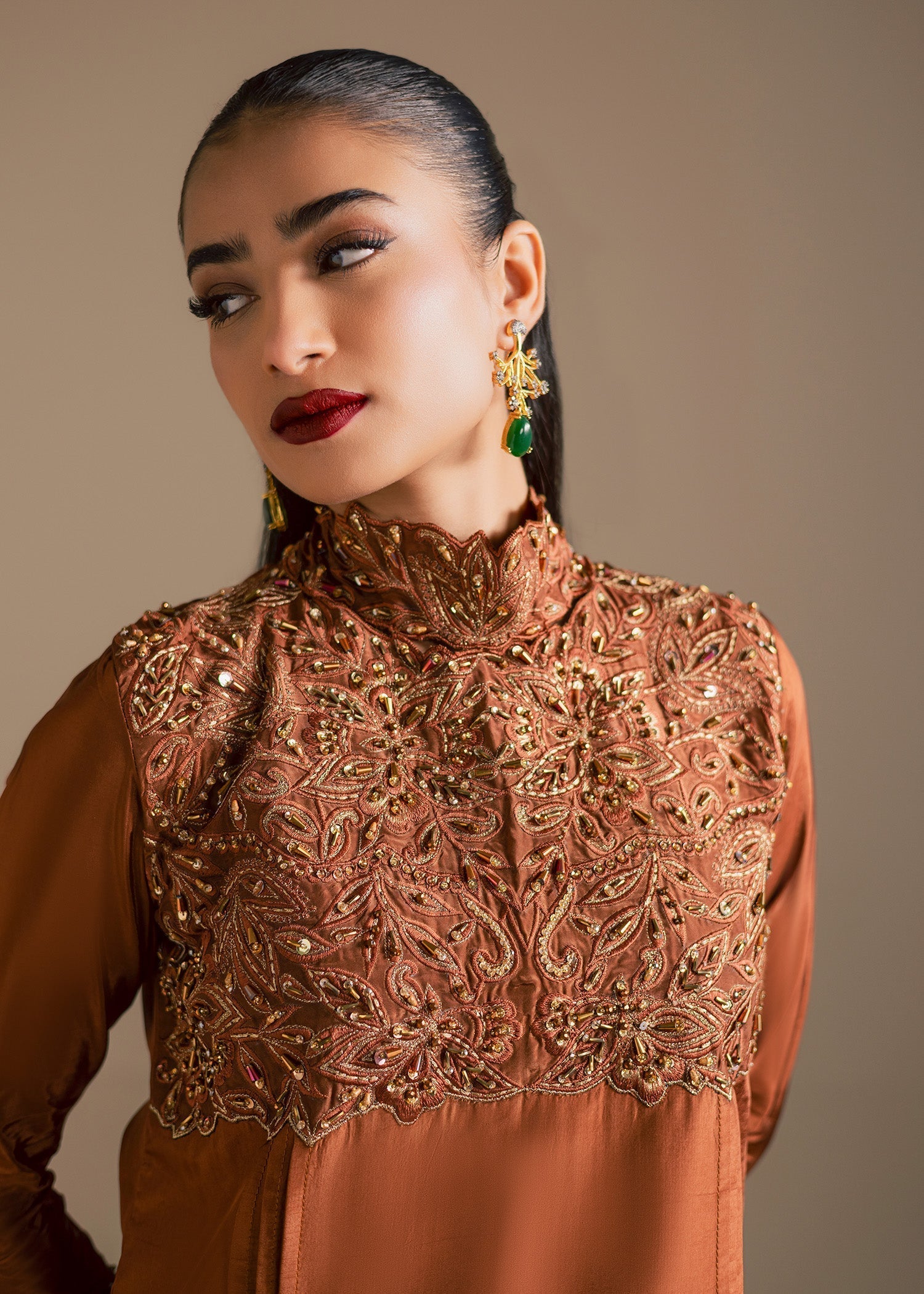 Maria Osama Khan | Noir Bliss Luxury Formals | Coco Dusk