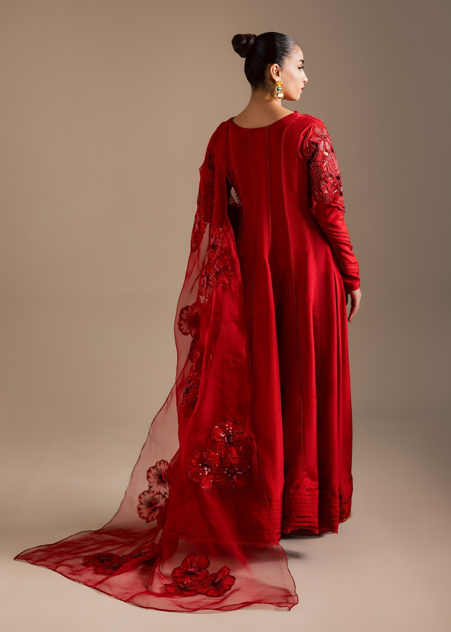 Maria Osama Khan | Noir Bliss Luxury Formals | Scarlet Mirage