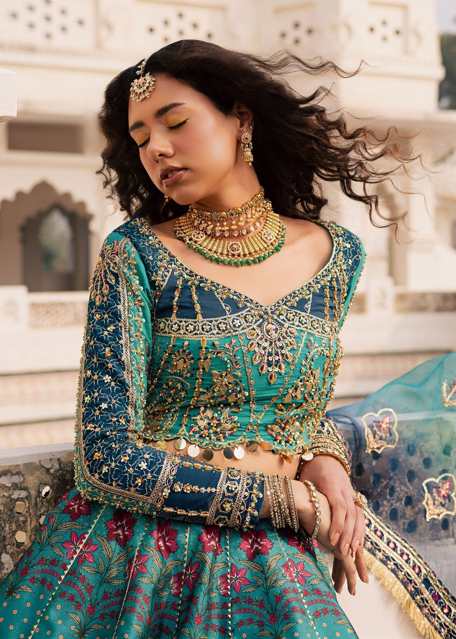 Maria Osama Khan | Khawabeedah Wedding Formals | Jugnu