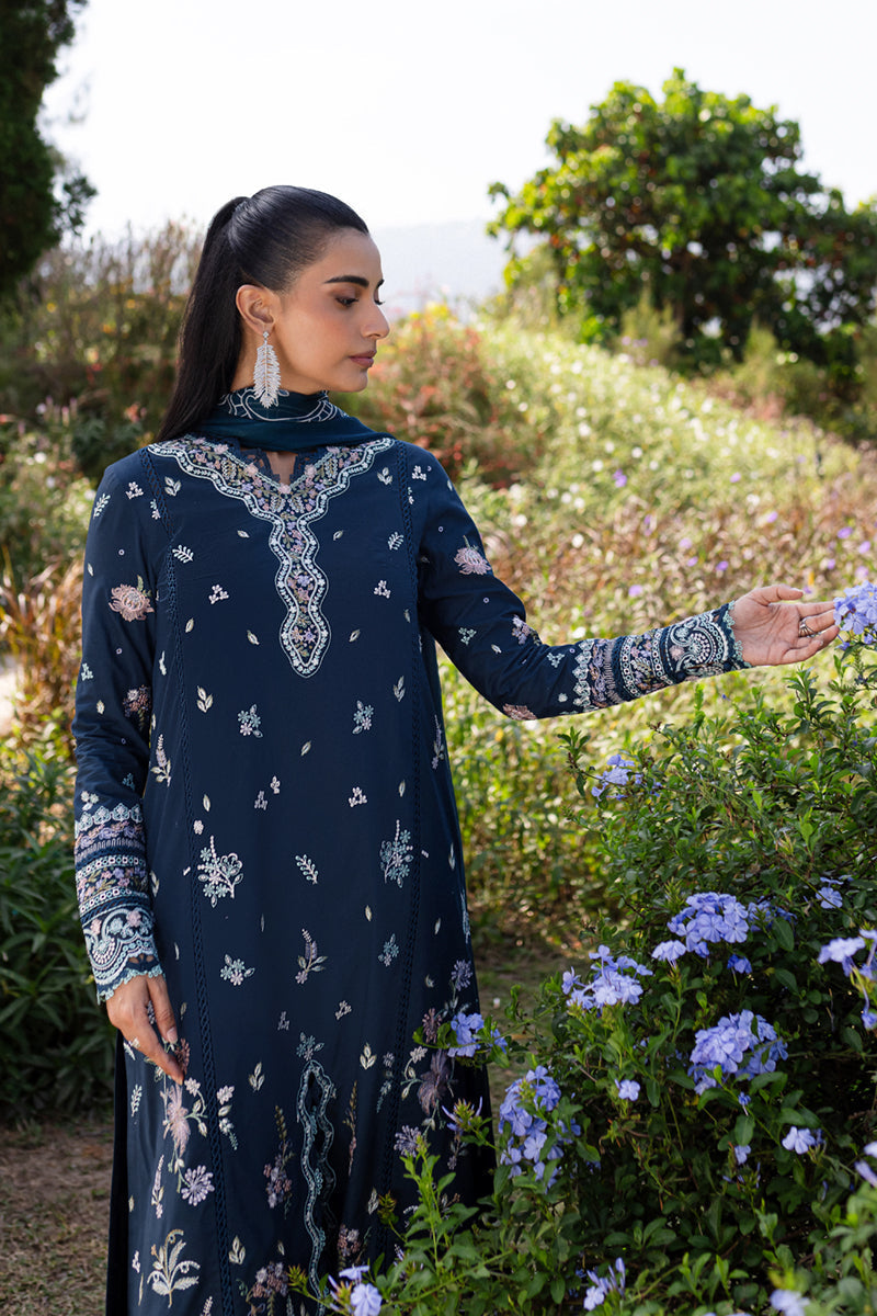 Qalamkar | Q Line Lawn 25 | QM-01 Bleu