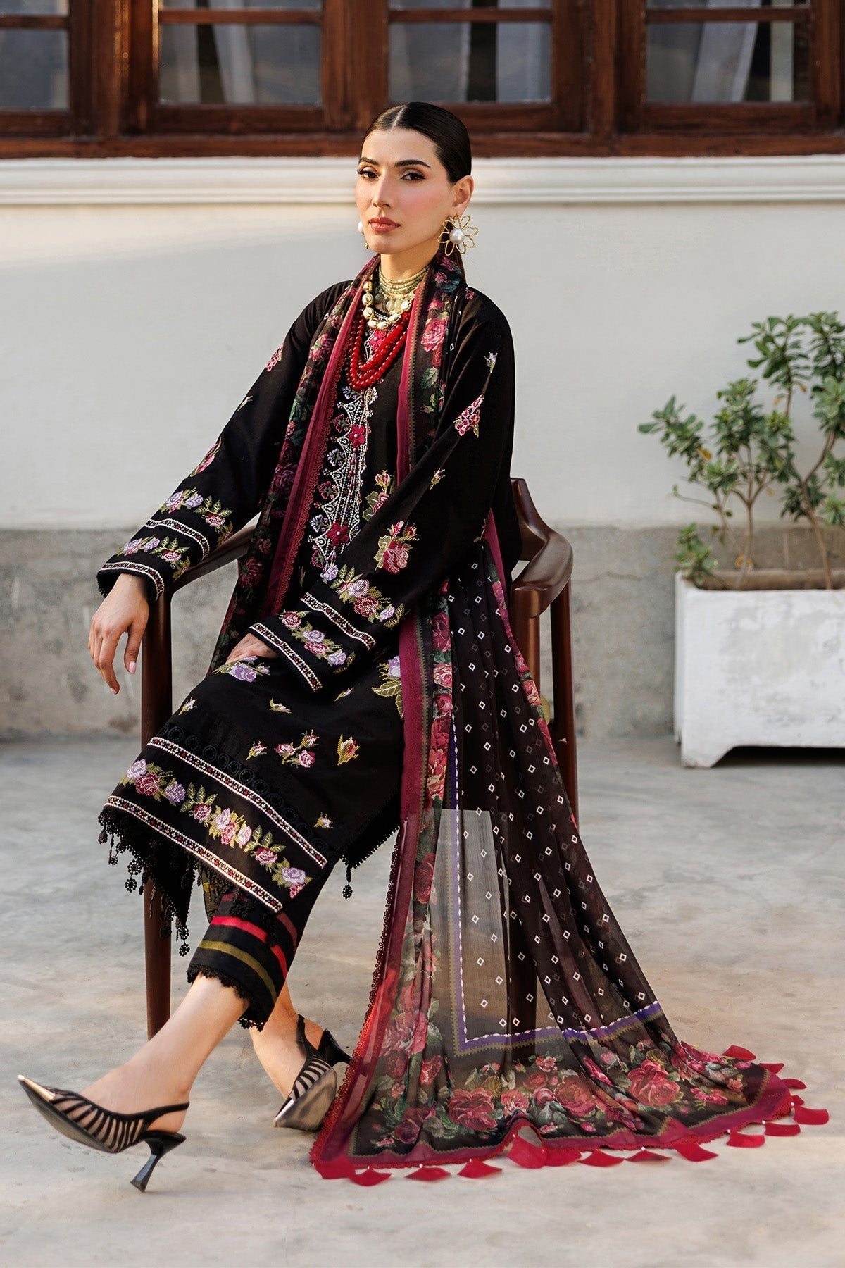 Alizeh | Eid Festive Lawn | AF-EL-7051-Vogue