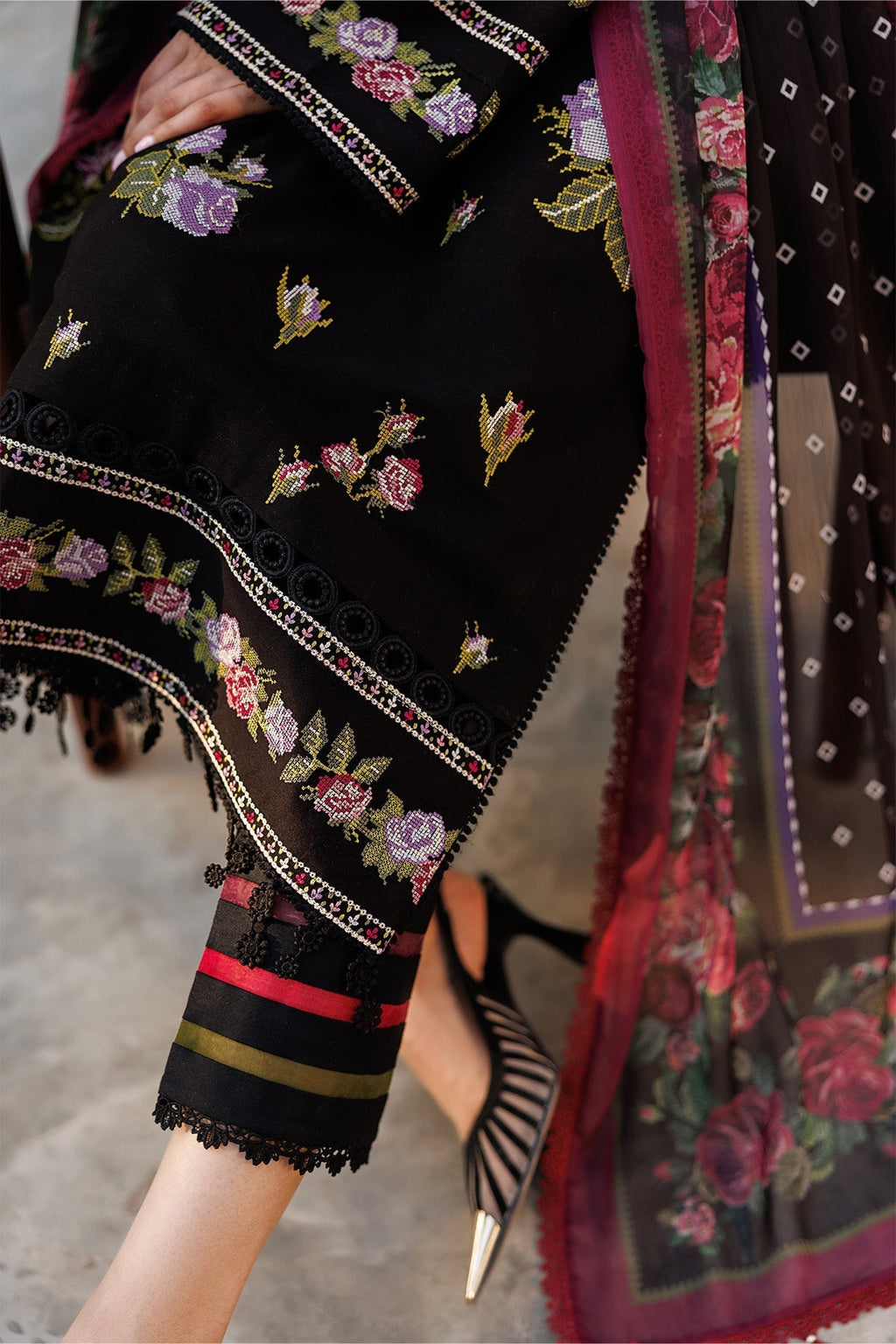 Alizeh | Eid Festive Lawn | AF-EL-7051-Vogue