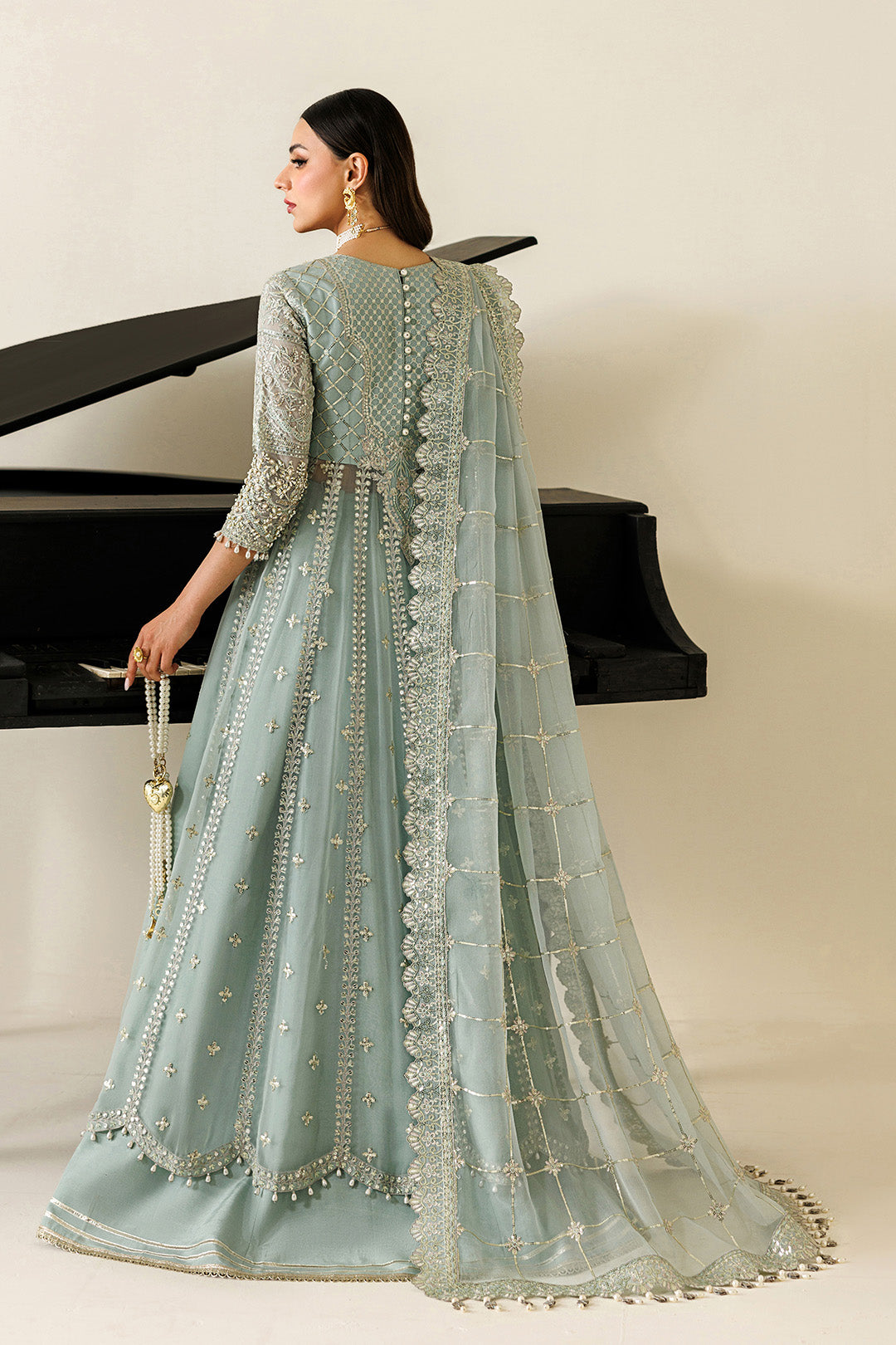 Alizeh | AYMAL V4 - LUXURY BAMBER CHIFFON '26 | AF-BHM-4070-Sinoor