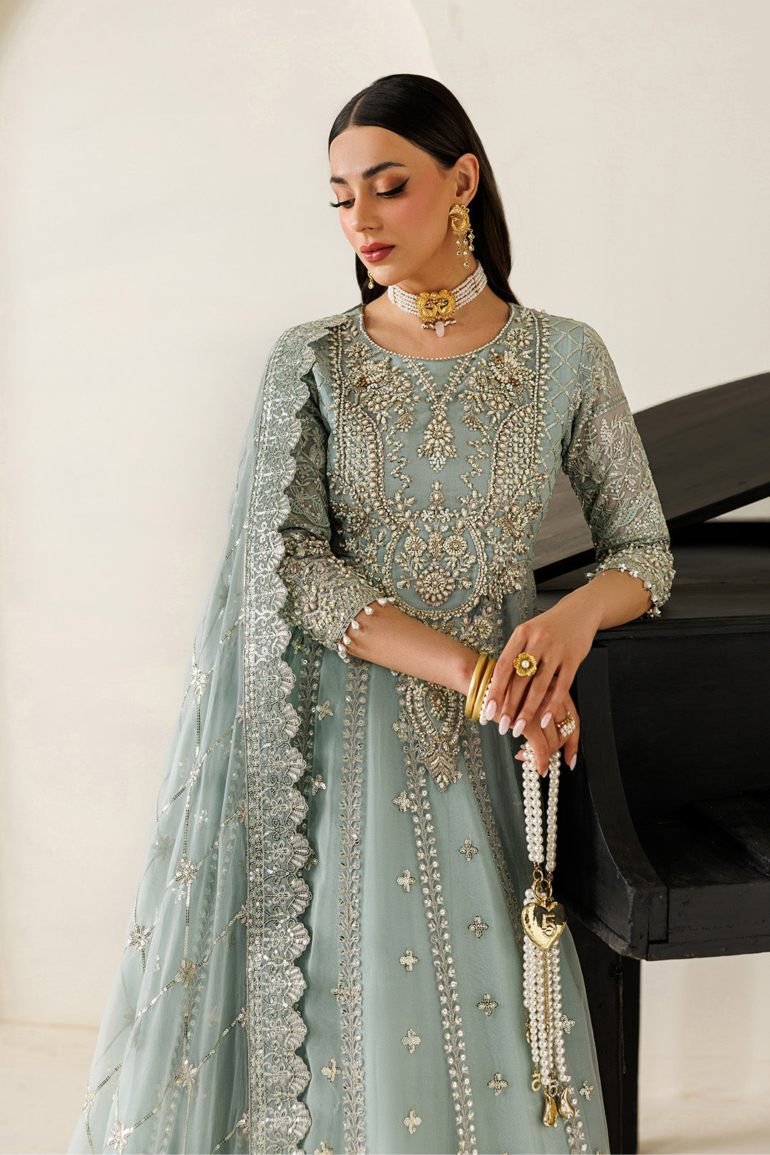 Alizeh | AYMAL V4 - LUXURY BAMBER CHIFFON '26 | AF-BHM-4070-Sinoor