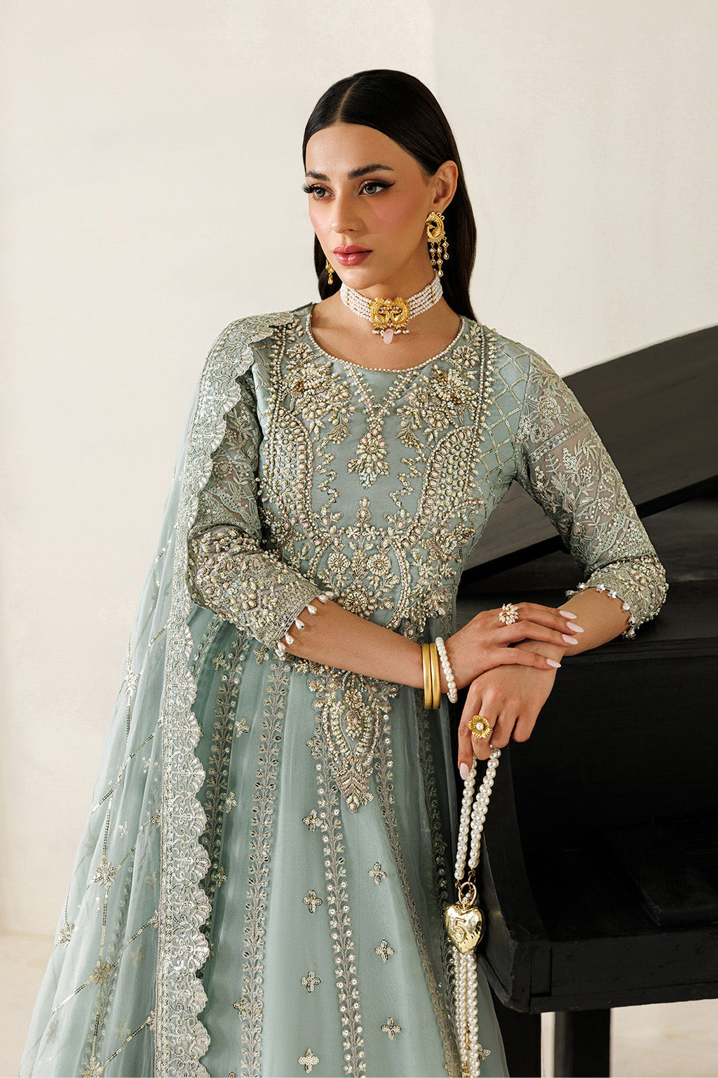 Alizeh | AYMAL V4 - LUXURY BAMBER CHIFFON '26 | AF-BHM-4070-Sinoor