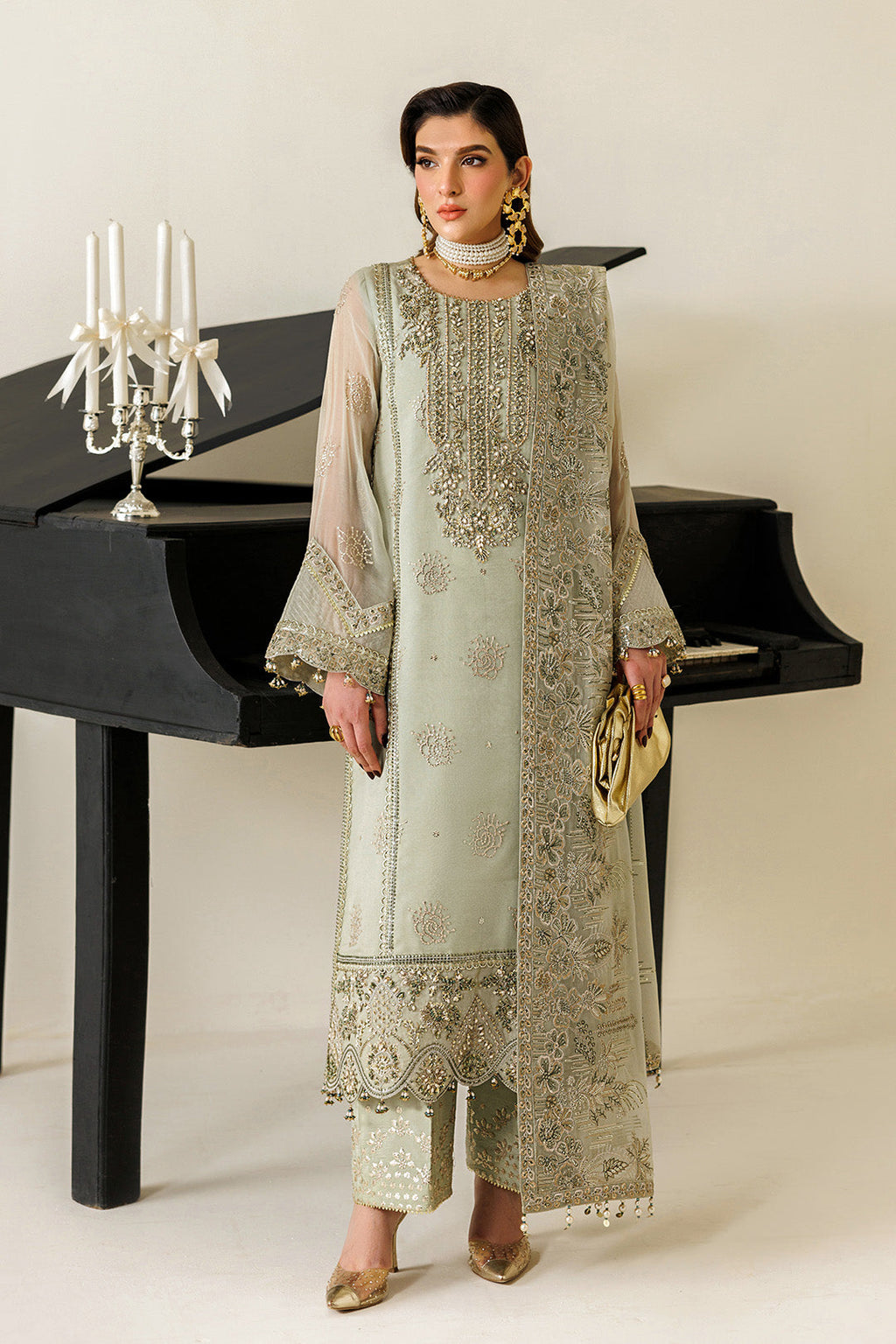 Alizeh | AYMAL V4 - LUXURY BAMBER CHIFFON '26 | AF-BHM-4072-Javi