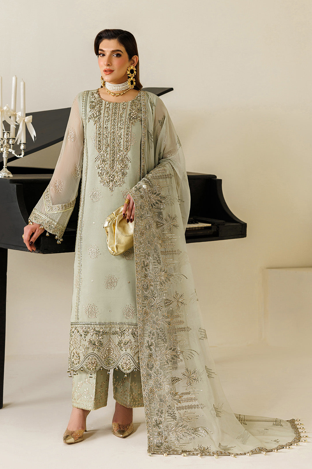 Alizeh | AYMAL V4 - LUXURY BAMBER CHIFFON '26 | AF-BHM-4072-Javi
