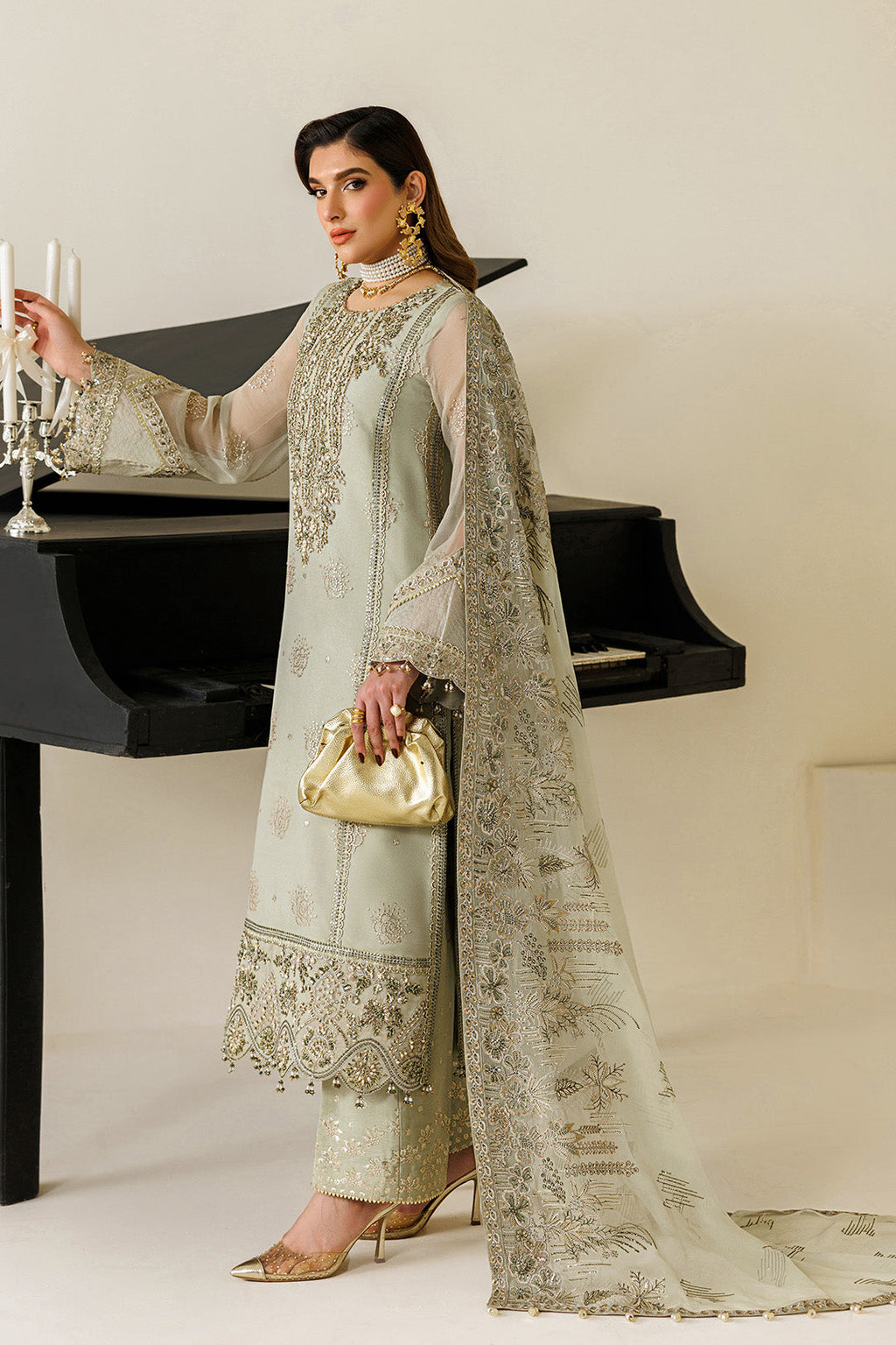 Alizeh | AYMAL V4 - LUXURY BAMBER CHIFFON '26 | AF-BHM-4072-Javi