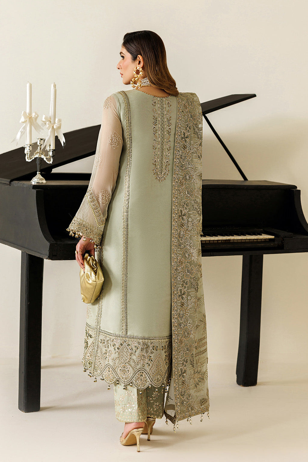 Alizeh | AYMAL V4 - LUXURY BAMBER CHIFFON '26 | AF-BHM-4072-Javi