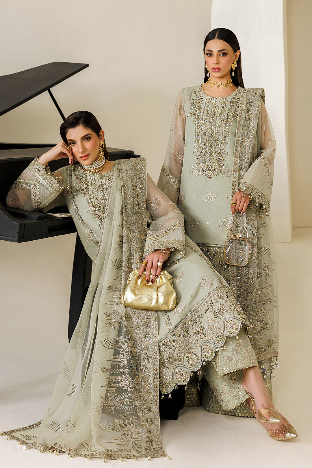 Alizeh | AYMAL V4 - LUXURY BAMBER CHIFFON '26 | AF-BHM-4072-Javi