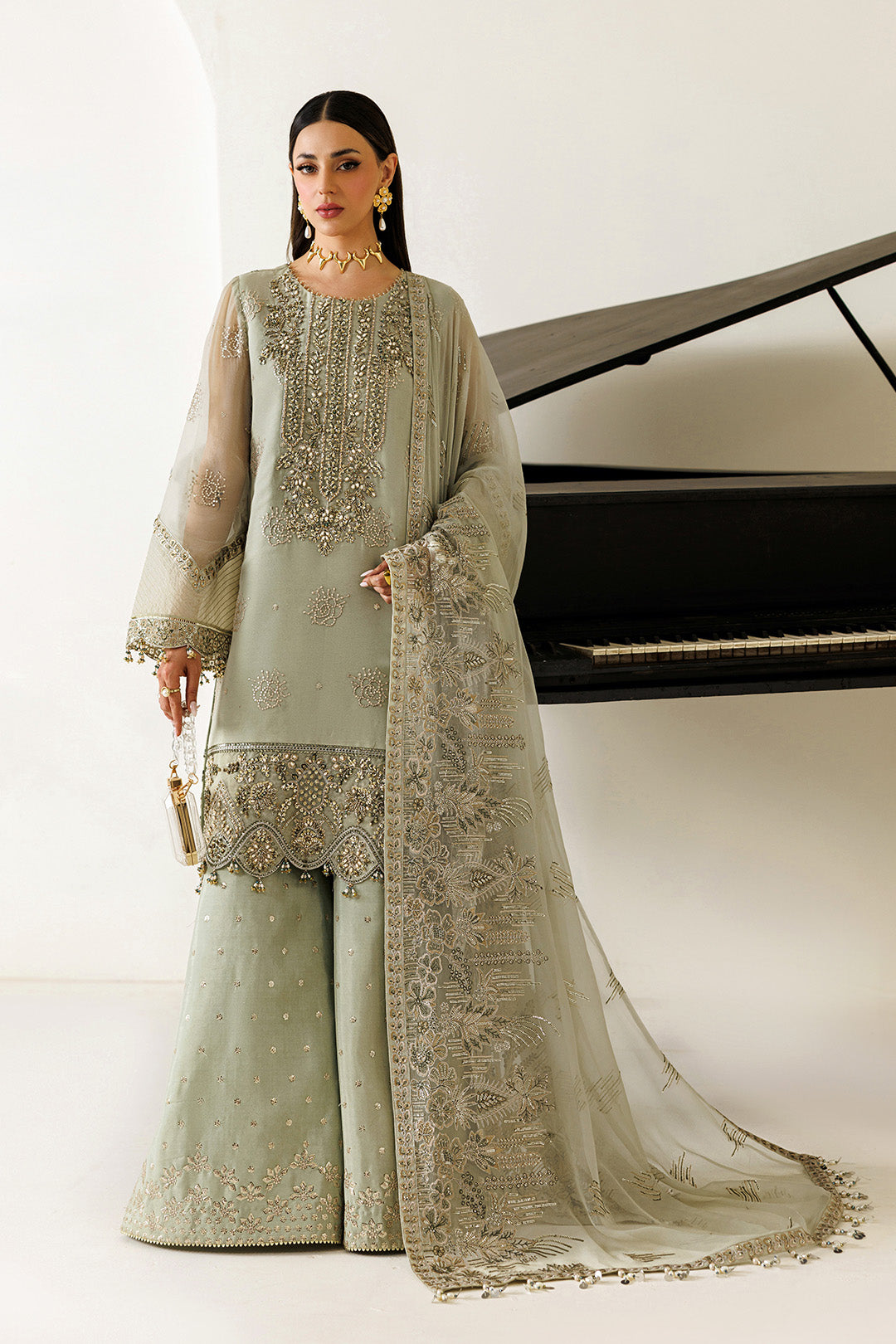 Alizeh | AYMAL V4 - LUXURY BAMBER CHIFFON '26 | AF-BHM-4072-Javi