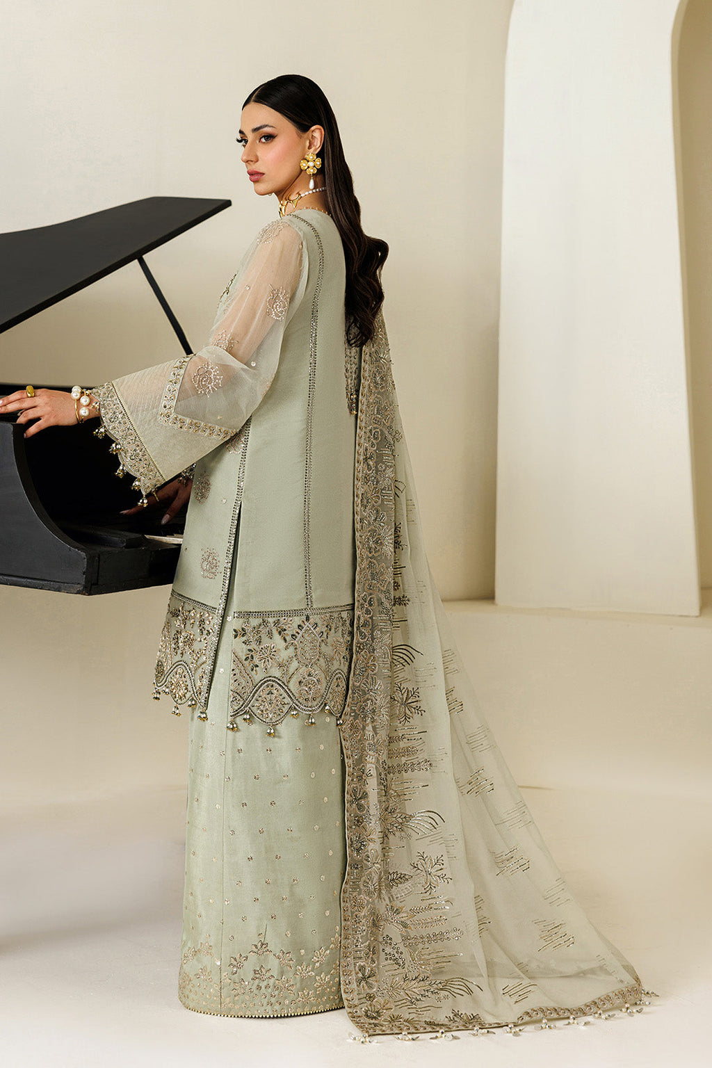 Alizeh | AYMAL V4 - LUXURY BAMBER CHIFFON '26 | AF-BHM-4072-Javi